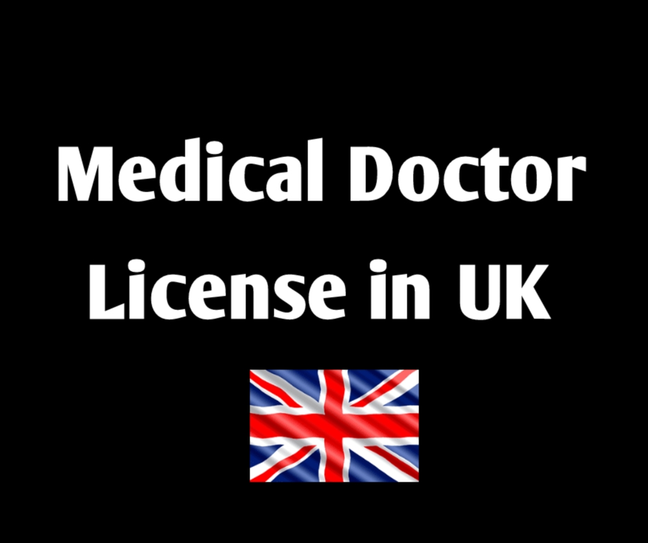 Doctor License in UK
